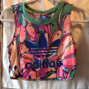 Adidas cropped tank